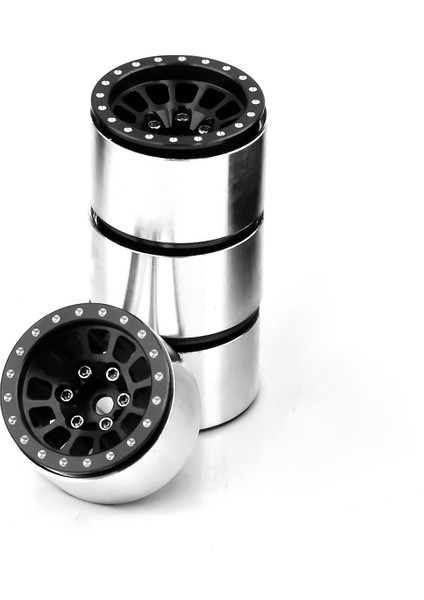 8pcs 1.0 Inç Metal Beadlock Tekerlek Hub Tekerlek Jant 1/18 1/24 Rc Cral Araş TRX4M Axıal SCX24 AX24 Parçalar, Siyah (Yurt Dışından) fiyatları