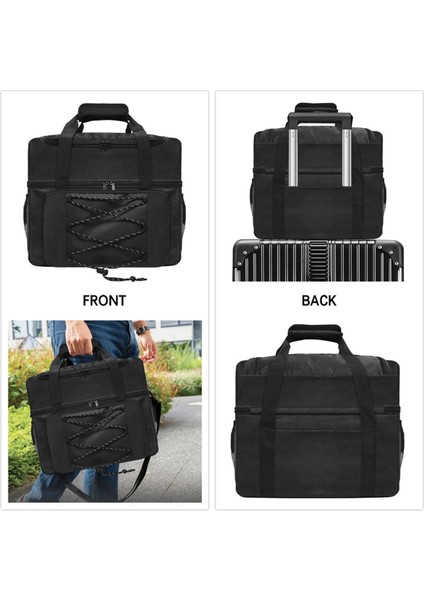 Bowling Ball Bagling Tote Bag Bowlingball Tutucu Yastıklı Bölmelerle 1 Tek Çift Bowling Için Ekstra Alan, Bir (Yurt Dışından) modelleri