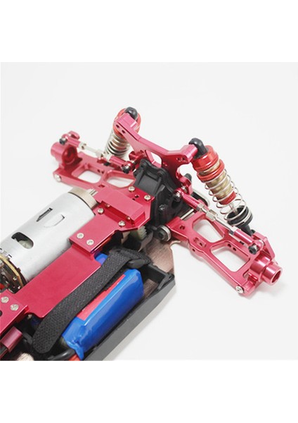 4pcs Metal Direksiyon Kupası Ön Tekerlek Koltuğu Rulmanlı Yükseltme Parçaları Wltoys 144001 1/14 Rc Araba, Kırmızı (Yurt Dışından) fırsatları