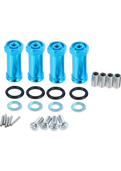 Alüminyum 12MM Hex Hub 24MM Uzatma Adaptör Tekerlek Ara Spacer Generater 1/18 Wltoys A959 Yükseltme Parçaları Fit A949 A969 A979 Rc Araba, Mavi (Yurt Dışından) fiyatları