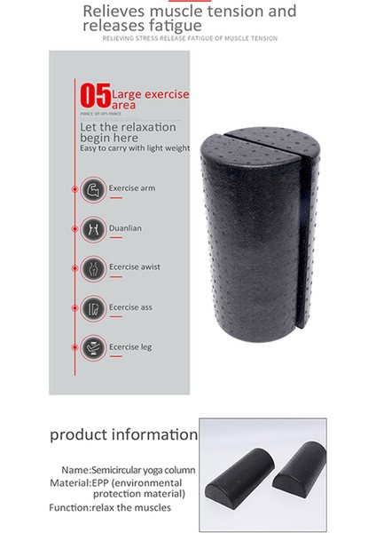 2pair 30CM Yoga Pilates Için Yarım Yuvarlak Köpük Silindir Spor Fitness Ekipmanları Denge Ped Yoga Blokları (Yurt Dışından) modelleri