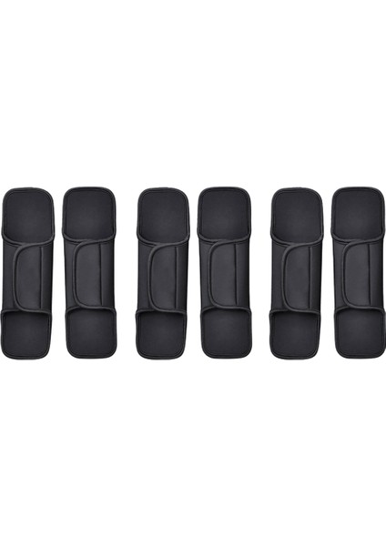 3 Çift Slip Anti-Slip Omuz Kayışı Pedleri Yumuşak Konforlu Yedek Yedek Yedekler Business Çantaları Okul Çantası Yürüyüş Sırt Çantası (Yurt Dışından)