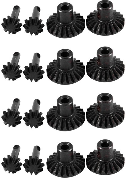 16X Rc Araç Metal Yedek Parça Yükseltme Metal Ön ve Arka Aks Dişli Şaftı Wpl B1 B14 B16 B24 C14 C24 (Yurt Dışından)