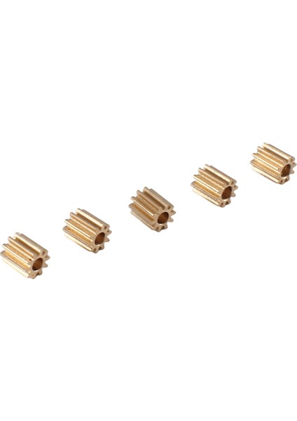 5pcs Pirinç 10T Pinyon Dişli Eksenel SCX24 Için Motor Dişli 1/24 Rc Paletli Araba Yükseltme Parçaları (Yurt Dışından) fiyatları