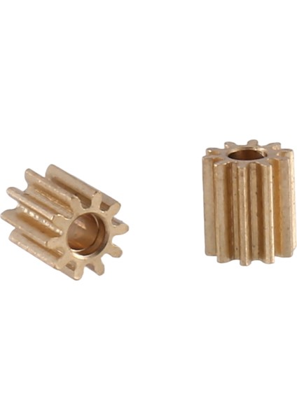 5pcs Pirinç 10T Pinyon Dişli Eksenel SCX24 Için Motor Dişli 1/24 Rc Paletli Araba Yükseltme Parçaları (Yurt Dışından) fırsatları