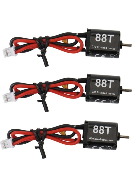 3x 030 Bushed Motor 88T 1/24 RC PRIGER AXIAL SCX24 AXI90081 AXI00002 AXI00001 AXI00004 Yükseltme Parçaları (Yurt Dışından)