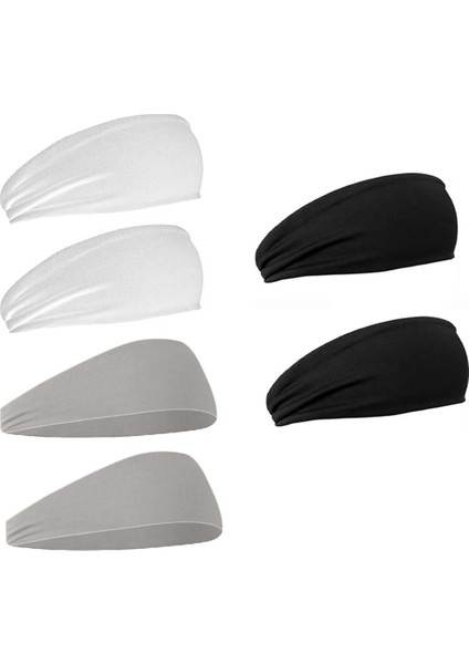 6 Paket Spor Kafa Bandı Erkekler Için Ter Bantları Spor Ter Bantları Erkek Egzersiz Bisiklet Sürüyor Ince Fitness Spor Salonu Yoga (Yurt Dışından) fiyatları