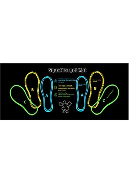 Squat Mat Diz Mat Mat Squat Assist Trainer Pad Glute Eğitimi ve Halter - Çömelme Için Kalça Itme Pedi (Yurt Dışından)