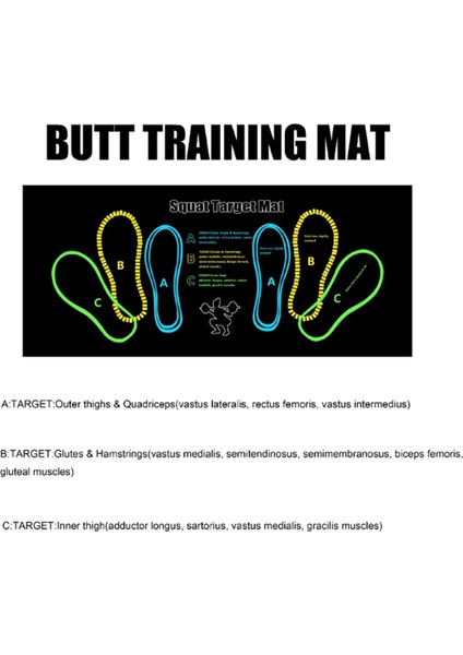 Squat Mat Diz Mat Mat Squat Assist Trainer Pad Glute Eğitimi ve Halter - Çömelme Için Kalça Itme Pedi (Yurt Dışından) fırsatları
