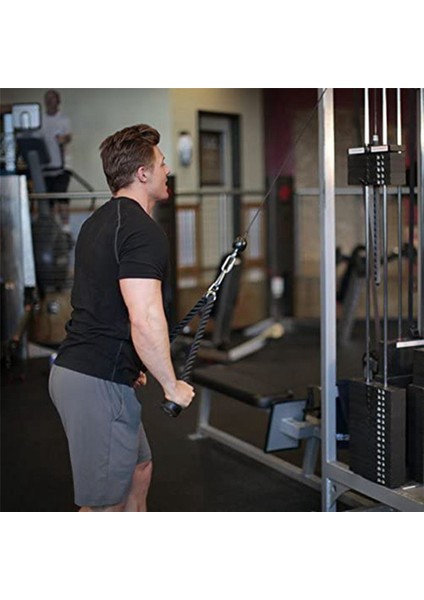 2x Tricep Halat Aşağı 36 Inç Snap Hook, Fitness Bağlama Kablosu Makinesi Pulldown Halat Ev Gym Için (Yurt Dışından) indirimleri