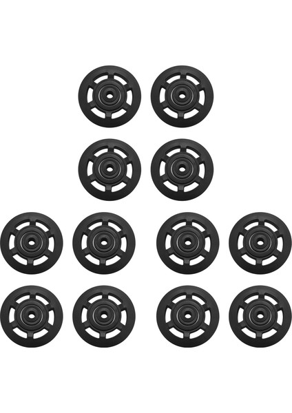 12PCS 95MM Evrensel Rulman Çarkı Kablosu Fitness Ekipmanları Aksesuarlar Spor Salonu Ekipmanı Parça Aşın Yalıtımlı Araç (Yurt Dışından)