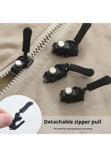 Zip Çekme, Evrensel Fermuar Tamircisi, Zip Kaydırıcı Onarım Anında Kiti, Dikiş Giysileri, Sırt Çantaları Için Sırt Çantaları (S 2pc &amp; M 2pc &amp; L 2pc) (Yurt Dışından) fiyatları