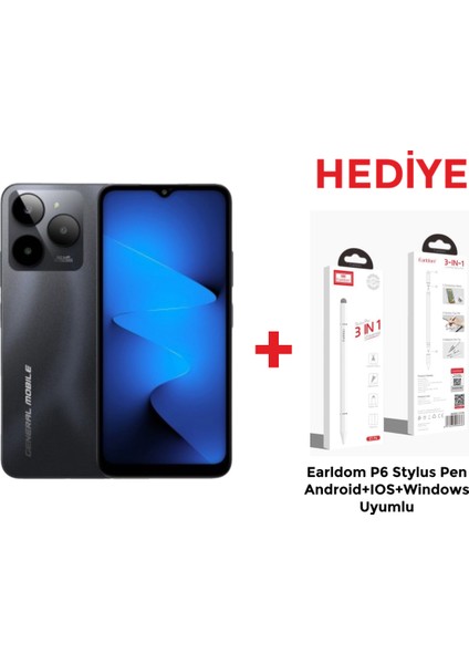 Gm Era 30 Pro Dual Cosmic Black 16GB(8+8)+256GB Cep Telefonu