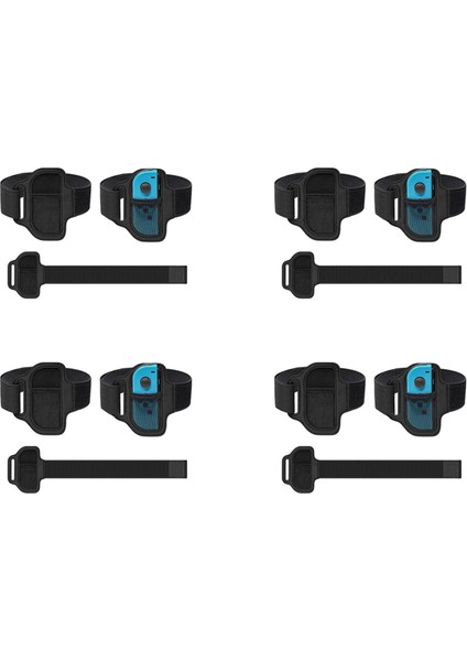 Switch Bacak Kayışları Için 4x Yüzük Fit Macera Bacak Ayarlanabilir Elastik Spor Kayışları Nintendo Anahtarı Için Macera (Yurt Dışından)