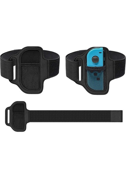 Switch Bacak Kayışları Için 4x Yüzük Fit Macera Bacak Ayarlanabilir Elastik Spor Kayışları Nintendo Anahtarı Için Macera (Yurt Dışından) modelleri