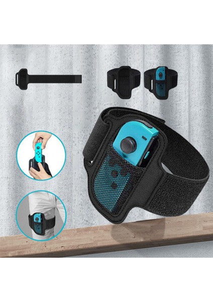 Switch Bacak Kayışları Için 4x Yüzük Fit Macera Bacak Ayarlanabilir Elastik Spor Kayışları Nintendo Anahtarı Için Macera (Yurt Dışından) indirimleri