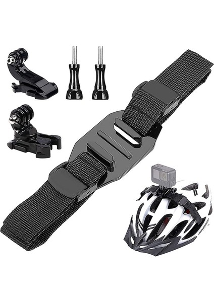 Gopro Kahramanı Için Ayarabilir Bisiklet Kask Kayış Baş Kemer Montaj Tutucu Adaptörü 9/8/7/6/5/4 Sjcam Yı Osmo Aksiyon Aksesuarları (Yurt Dışından) modelleri