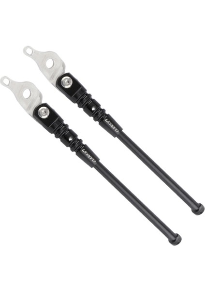 Brompton Aksesuarları (Siyah) Için 2x Litepro Bisiklet Kick Stand Bisiklet Kickstand Mountain Bisiklet Bisikleti Rafı (Siyah) (Yurt Dışından)