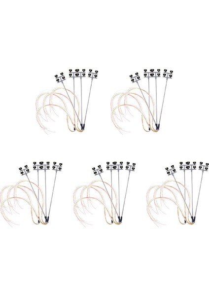 20 Pcs Ho Ölçekli Model Aydınlatma Kulesi, Kule Işıkları Model Işıkları Düzen Tren/bahçe/oyun Alanı/stadyum Için (Yurt Dışından) modelleri