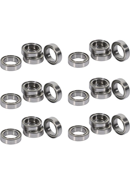 JLB Racing Cheetah 1/10 Fırçasız RC Araç Parçaları Aksesuarları için 24 PCS Top Rulman (10x15x4mm) (Yurt Dışından)