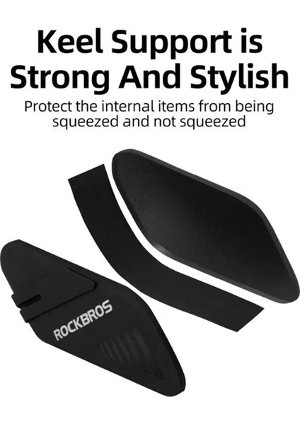 Rockbros 0 6L Bisiklet Sadde Çantası Su geçirmez kuyruk torbası Kuyruk Işığı Asılı MTB Yol Bisiklet Aksesuarları (Yurt Dışından) indirimleri