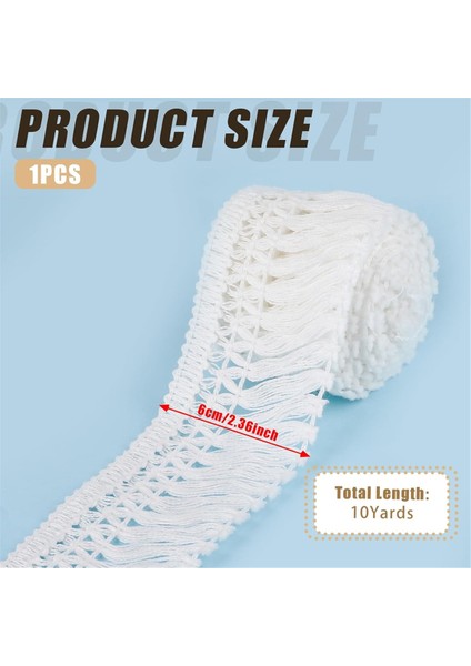10 Metre 2.3 Inç Genişliğinde Püskül Saçak Dikiş Dikiş Saçak Süslemesi Boho Uzun Saçak Süslemesi Lamba Lambası Tonu Perde El Sanatları Için (Yurt Dışından) indirimleri