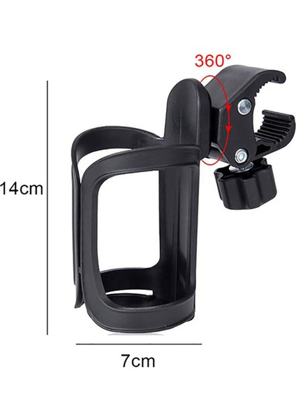 2x Bike Bardak Tutucu Bebek Şişesi Tutucuları Evrensel 360 Derece Dönme Antislip Kupa Içecek Tutucu Bebek (Yurt Dışından) fiyatları