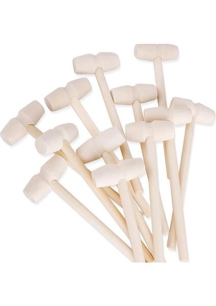 Kek Hammer Ahşap Çekiç Maden Ahşap Mini Mallet Çocuk Ahşap Çekiç Küçük Ahşap Mallet (Yurt Dışından)