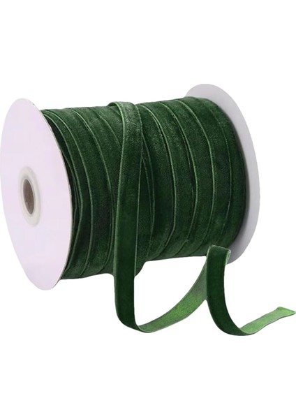 Kadife Şerit 50 Metre 10MM Hediye Çiçek Ambalaj Bow Dıy El Yapımı El Sanatları Dekorasyon Giysileri Dikiş Aksesuarları (Yurt Dışından)