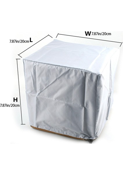 Toz Kapağı Dış Mekan Mobilya Kapağı Kanepe Sandalye Masa Kapağı Yağmur ve Kar Tozu Kapak Gümüş Gri Toz Kapağı (Yurt Dışından) indirimleri