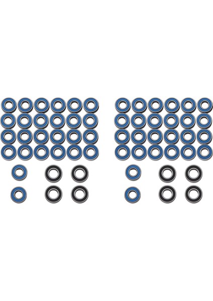60PCS Tamiya Için Mühürlü Yatak Kiti 1/14 Kamyon Traktör Römork Yarı Grand Knight King Hauler Yükseltme Parçaları (Yurt Dışından)