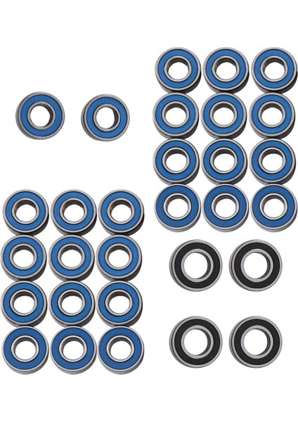 60PCS Tamiya Için Mühürlü Yatak Kiti 1/14 Kamyon Traktör Römork Yarı Grand Knight King Hauler Yükseltme Parçaları (Yurt Dışından) fiyatları