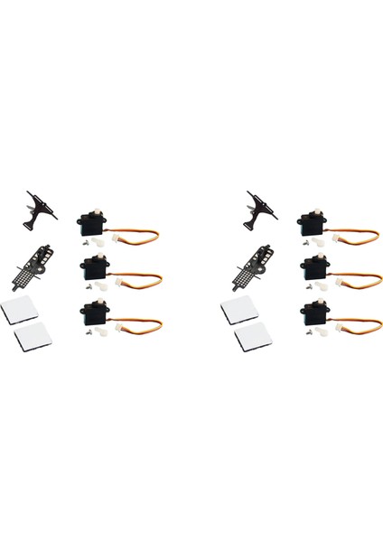 2 Set Xk K110 Yükseltme K110S Servo Ana Çerçevesi ve Servo Plakası Wltoys Xk K110 K110S Rc Helikopter Yükseltme Parçaları (Yurt Dışından) fiyatları