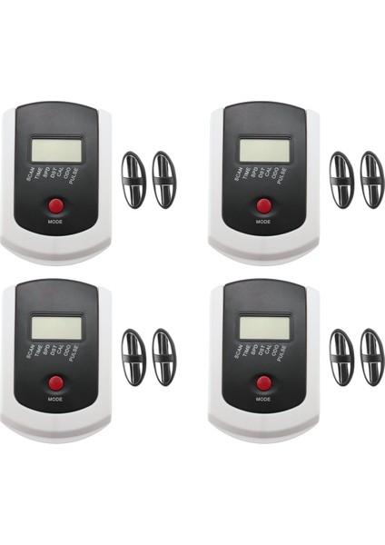Fitness Sabit Bisikletler, Manyetik Bisiklet Için Kalp Hızı ile 4x Monitör Hız Göstergesi (Yurt Dışından)