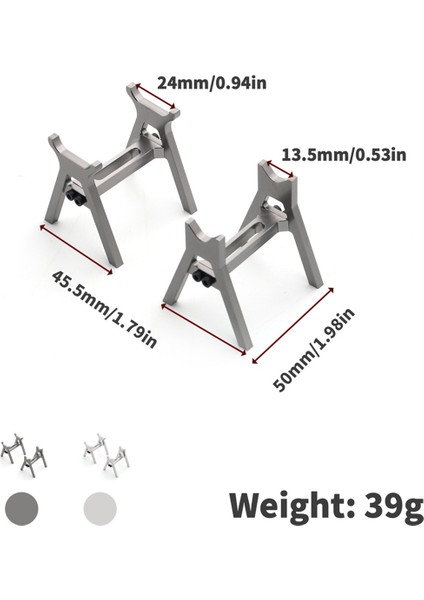 Alüminyum Alaşım Çalışma Stand Onarım Istasyonu Ekran Platformu 1/18 1/24 Rc Araç TRX4M SCX24 FCX24 (Yurt Dışından) indirimleri