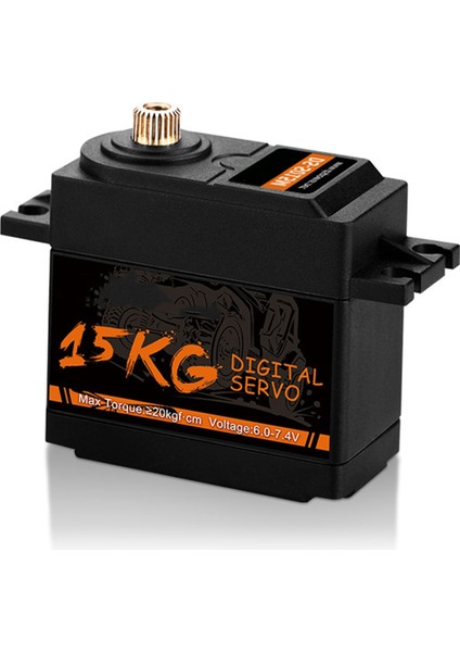 Mini Servo 15KG Metal Gear Mini Dijital Servo Fpv Drone Rc Araba Robotu Için Yüksek Tork Anti-Burn Servo (Yurt Dışından)