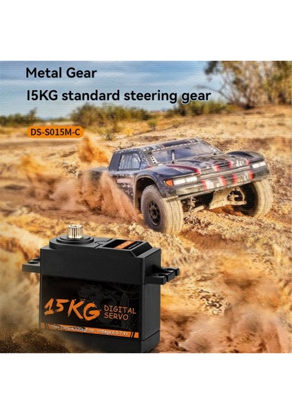Mini Servo 15KG Metal Gear Mini Dijital Servo Fpv Drone Rc Araba Robotu Için Yüksek Tork Anti-Burn Servo (Yurt Dışından) fırsatları