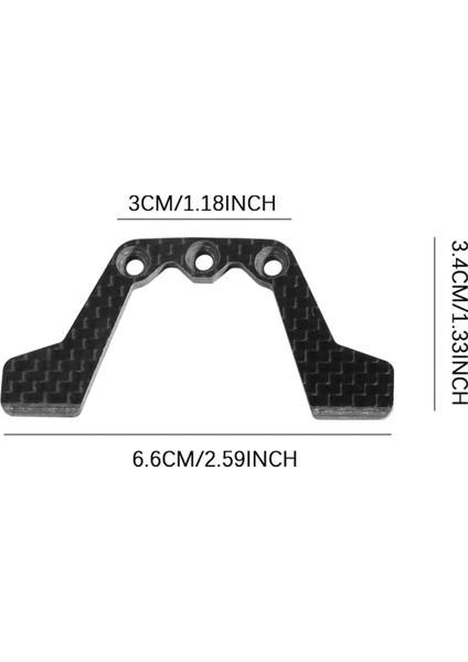 1/10 Tamiya TT02 RC için Karbon Fiber Damla Plaka Kiti Tatt-033 (Yurt Dışından) indirimleri