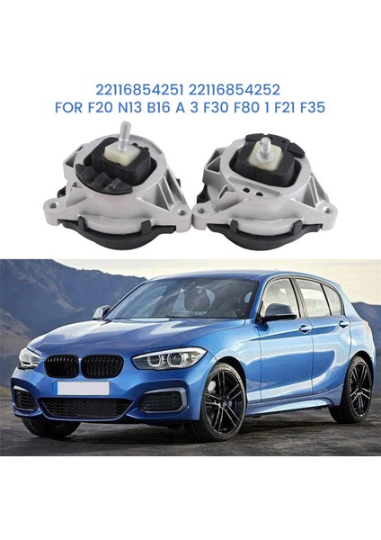 22116854251 22116854252 Motor Montaj Bite Pade Bmw 1 F20 N13 B16 A 3 F30 F80 1 F21 F35 (Yurt Dışından)