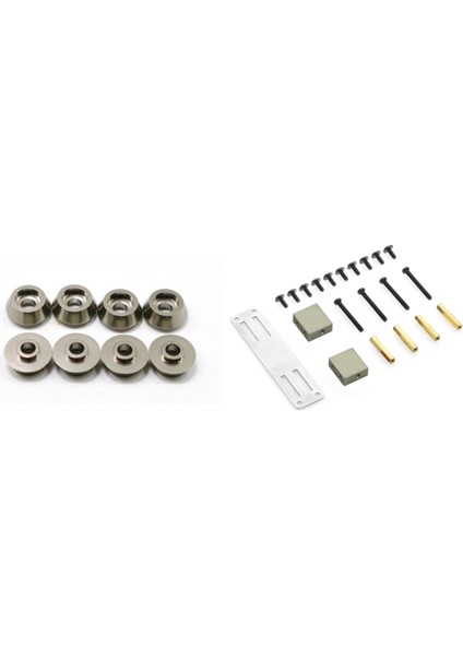 8pcs Metal Bağlantı Çubuk Vidalı Conta Şim Yasacı Wpl C14 C14 C24 C34 C44 &amp; 1set Servo Sabit Montaj Braket Kiti (Yurt Dışından)