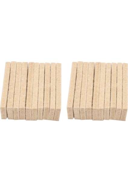 20 Adet Egzersiz Bisiklet Fren Balataları Yün, Eğirme Bisiklet Fren Balataları Yedek Parça Için Direnç Sürükleme Pedi (Yurt Dışından)