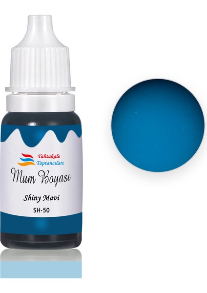 Mum Boyası Sıvı Pigment Boya 20 ml Shiny Mavi - SH50