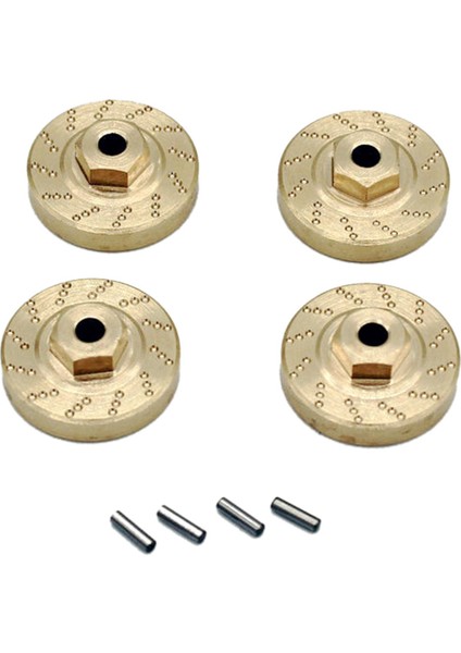 12PCS Ağır Hizmet Tipi Pirinç Tekerlek Hex Adaptör Denge Ağırlığı Eksenel SCX24 90081 Yükseltmeleri 1/24 Rc Craıl Araç Parçaları (Yurt Dışından) modelleri