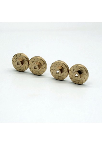 12PCS Ağır Hizmet Tipi Pirinç Tekerlek Hex Adaptör Denge Ağırlığı Eksenel SCX24 90081 Yükseltmeleri 1/24 Rc Craıl Araç Parçaları (Yurt Dışından) indirimleri