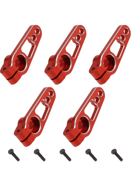 5pcs Alüminyum Alaşım 31MM 25T Direksiyon Servo Kol Boynuzu Futaba Sakura D4 1/10 Rc Drift Araba Palet Parçaları, Kırmızı (Yurt Dışından) modelleri