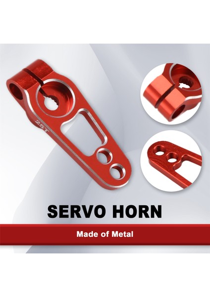 5pcs Alüminyum Alaşım 31MM 25T Direksiyon Servo Kol Boynuzu Futaba Sakura D4 1/10 Rc Drift Araba Palet Parçaları, Kırmızı (Yurt Dışından) fırsatları