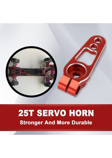 5pcs Alüminyum Alaşım 31MM 25T Direksiyon Servo Kol Boynuzu Futaba Sakura D4 1/10 Rc Drift Araba Palet Parçaları, Kırmızı (Yurt Dışından) indirimleri