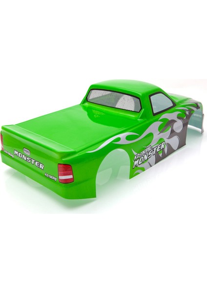 1/10 Rc Otomobil Venom T -10 Pvc Boyalı Vücut Kabuğu Kamyon Genişliği 205MM Dingil Destek 255MM - Yeşil ve Kırmızı (Yurt Dışından) fırsatları