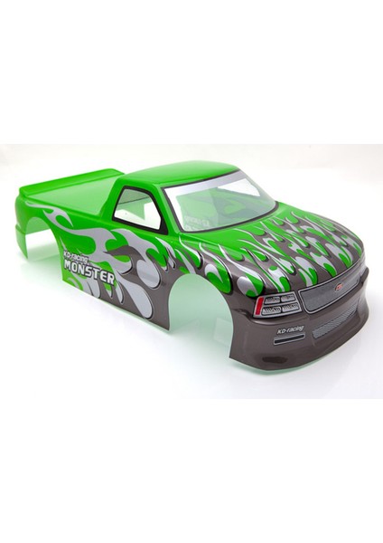 1/10 Rc Otomobil Venom T -10 Pvc Boyalı Vücut Kabuğu Kamyon Genişliği 205MM Dingil Destek 255MM - Yeşil ve Kırmızı (Yurt Dışından) indirimleri