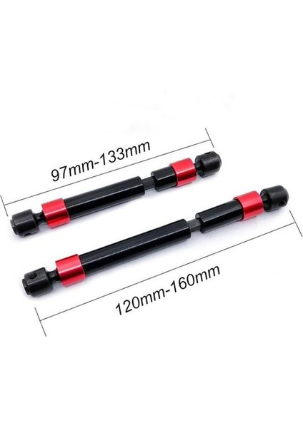 2pcs Trx4 Metal Cvd Şanzıman Sürücü Milini 1/10 Rc Araç Paletli 324MM Dingil Mesafesi Traxxas Trx-4 Trx4 Yükseltme Parçaları (Yurt Dışından) fiyatları